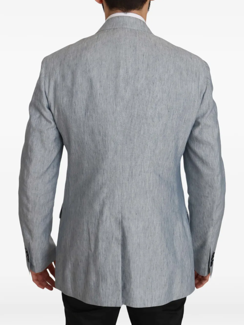 Dolce & Gabbana Blazer met dubbele rij knopen Blauw