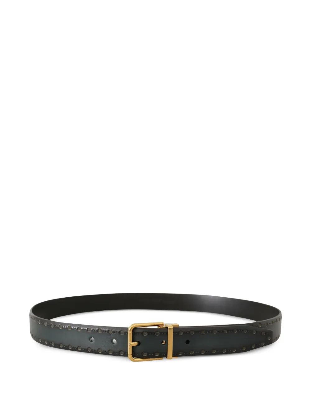 Dolce & Gabbana Leren riem Groen