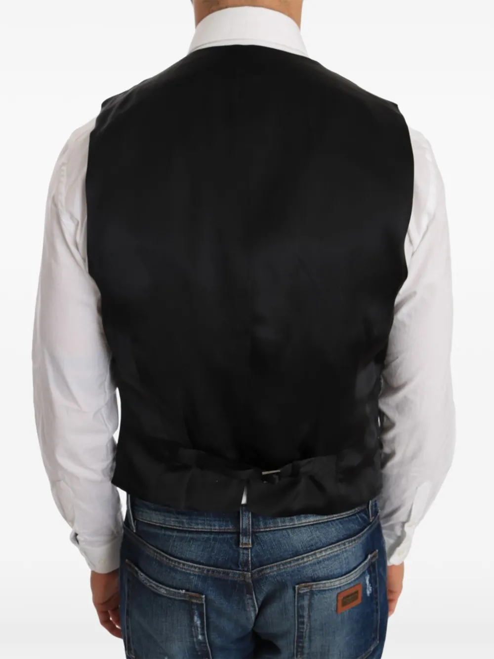 Dolce & Gabbana Gilet met V-hals Zwart