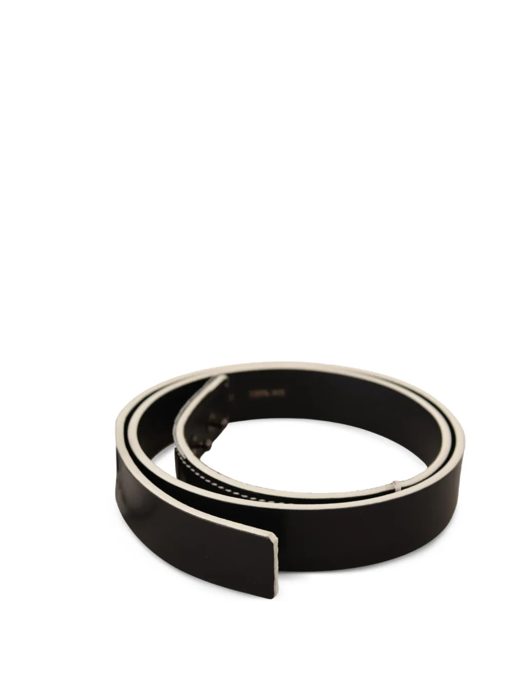 Costume National Leren riem Zwart