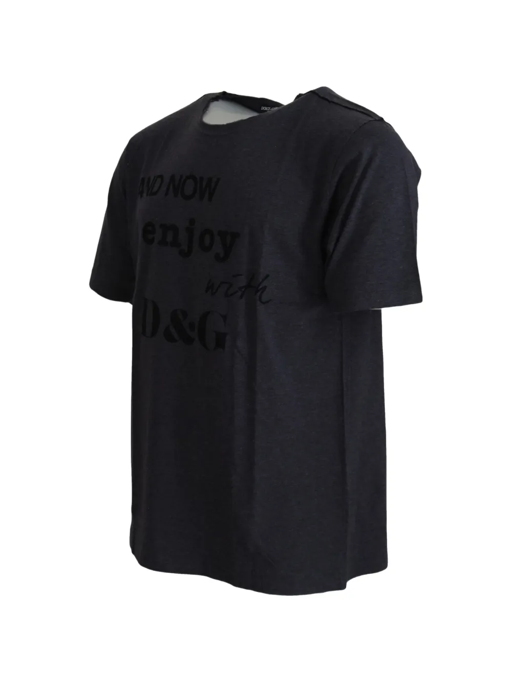Dolce & Gabbana T-shirt met grafische print Grijs