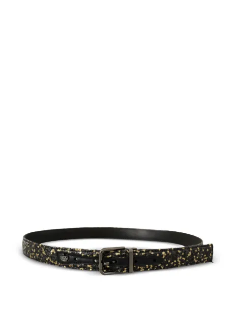 Dolce & Gabbana snakeskin-effect leather belt