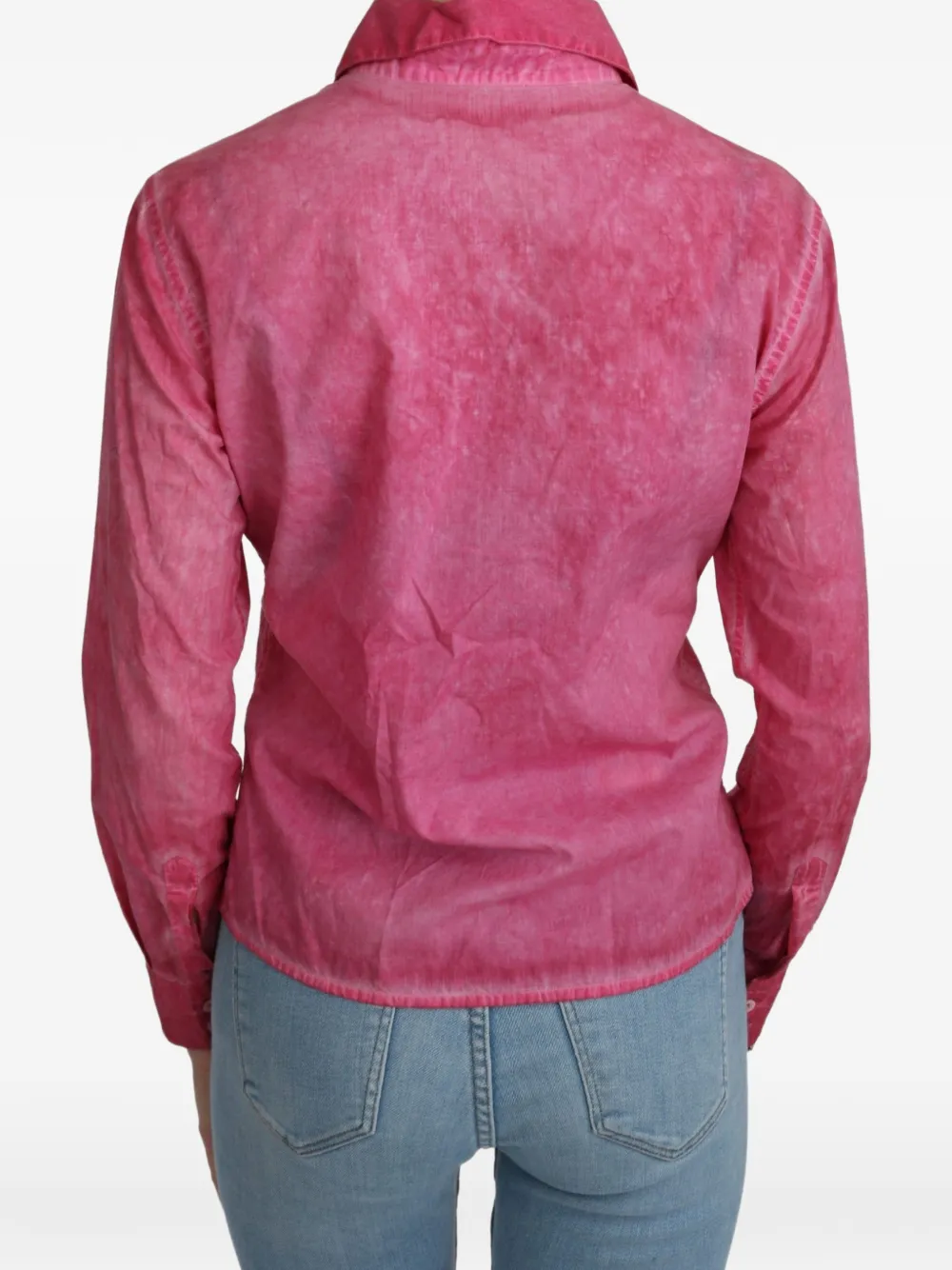 Ermanno Scervino Blouse met tie-dye print Roze