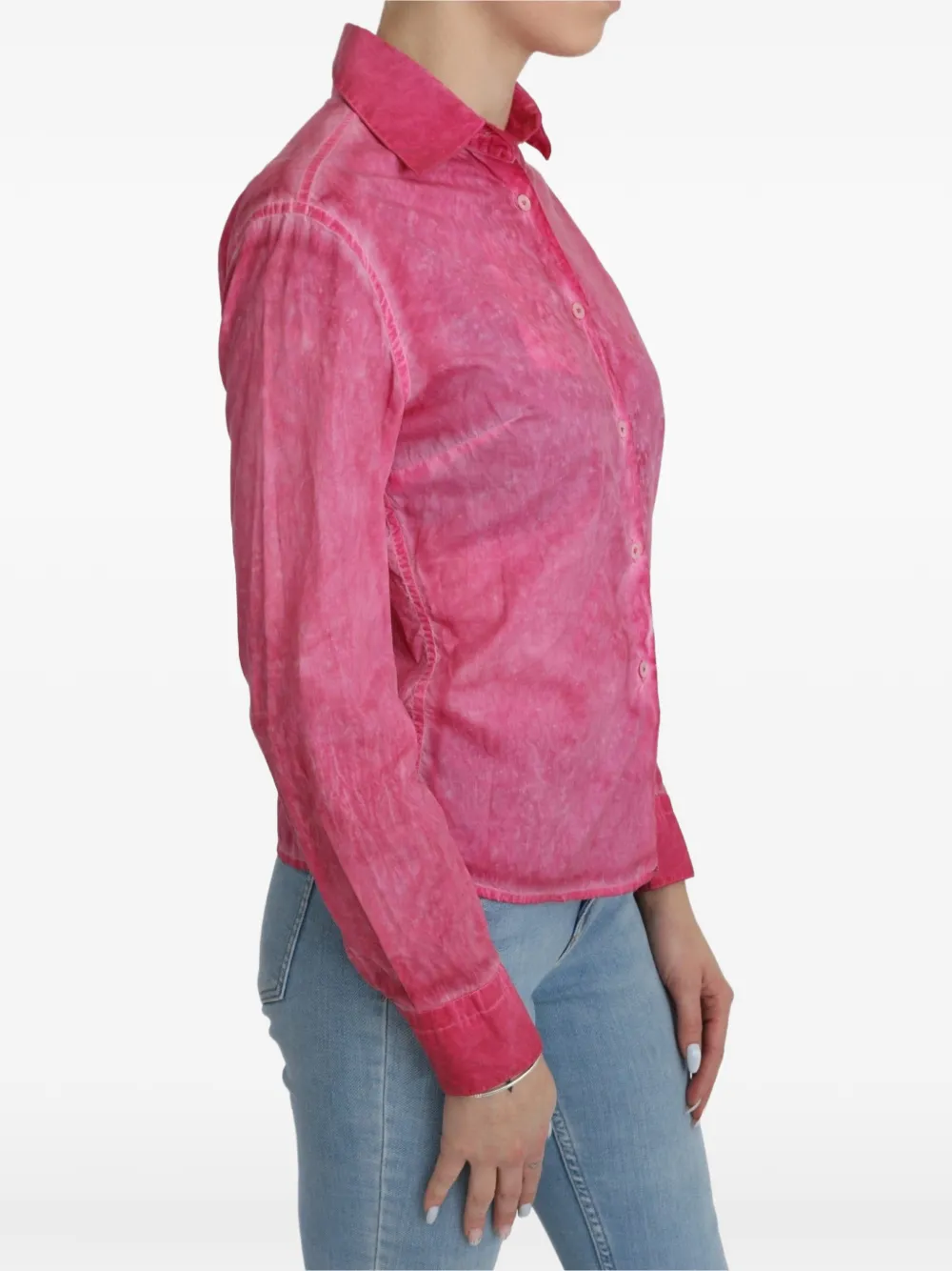 Ermanno Scervino Blouse met tie-dye print Roze