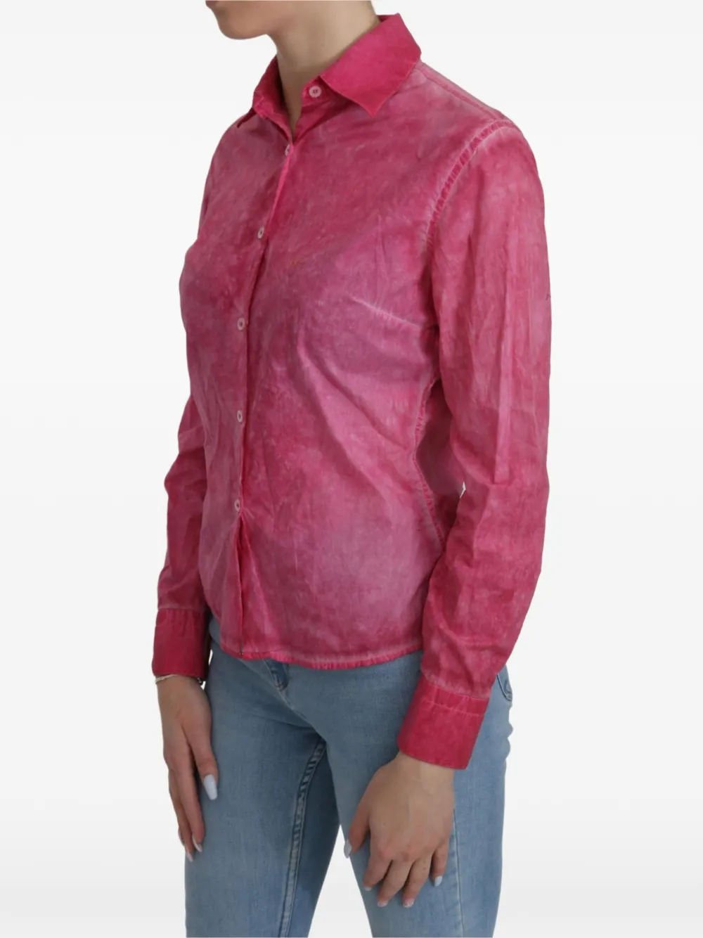 Ermanno Scervino Blouse met tie-dye print Roze