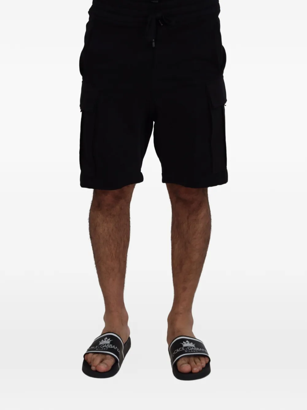 Dolce & Gabbana Klassische Cargo-Shorts - Schwarz