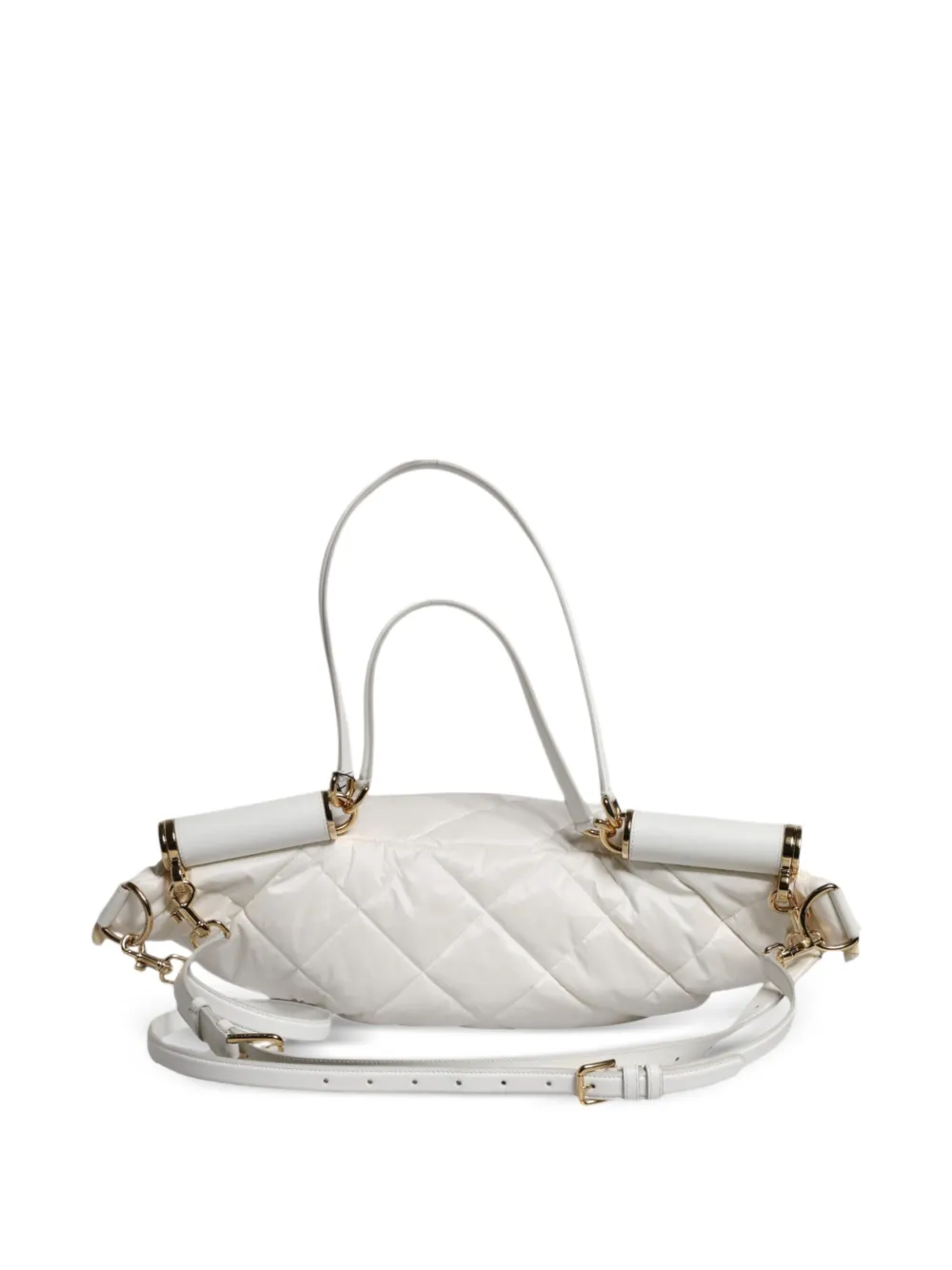 Dolce & Gabbana Heuptas met logoplakkaat Wit
