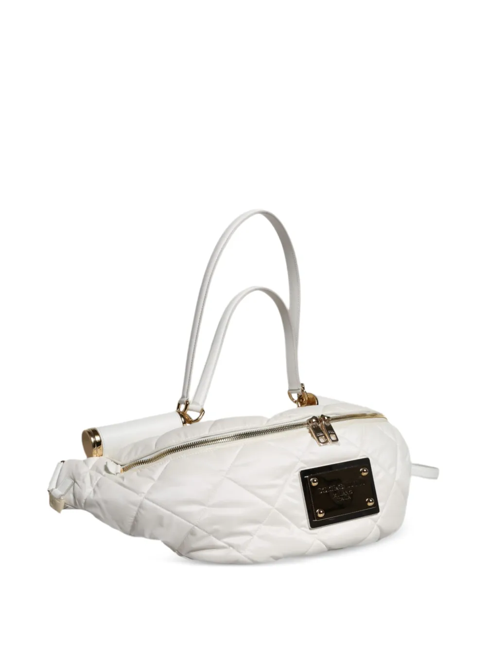 Dolce & Gabbana Heuptas met logoplakkaat Wit