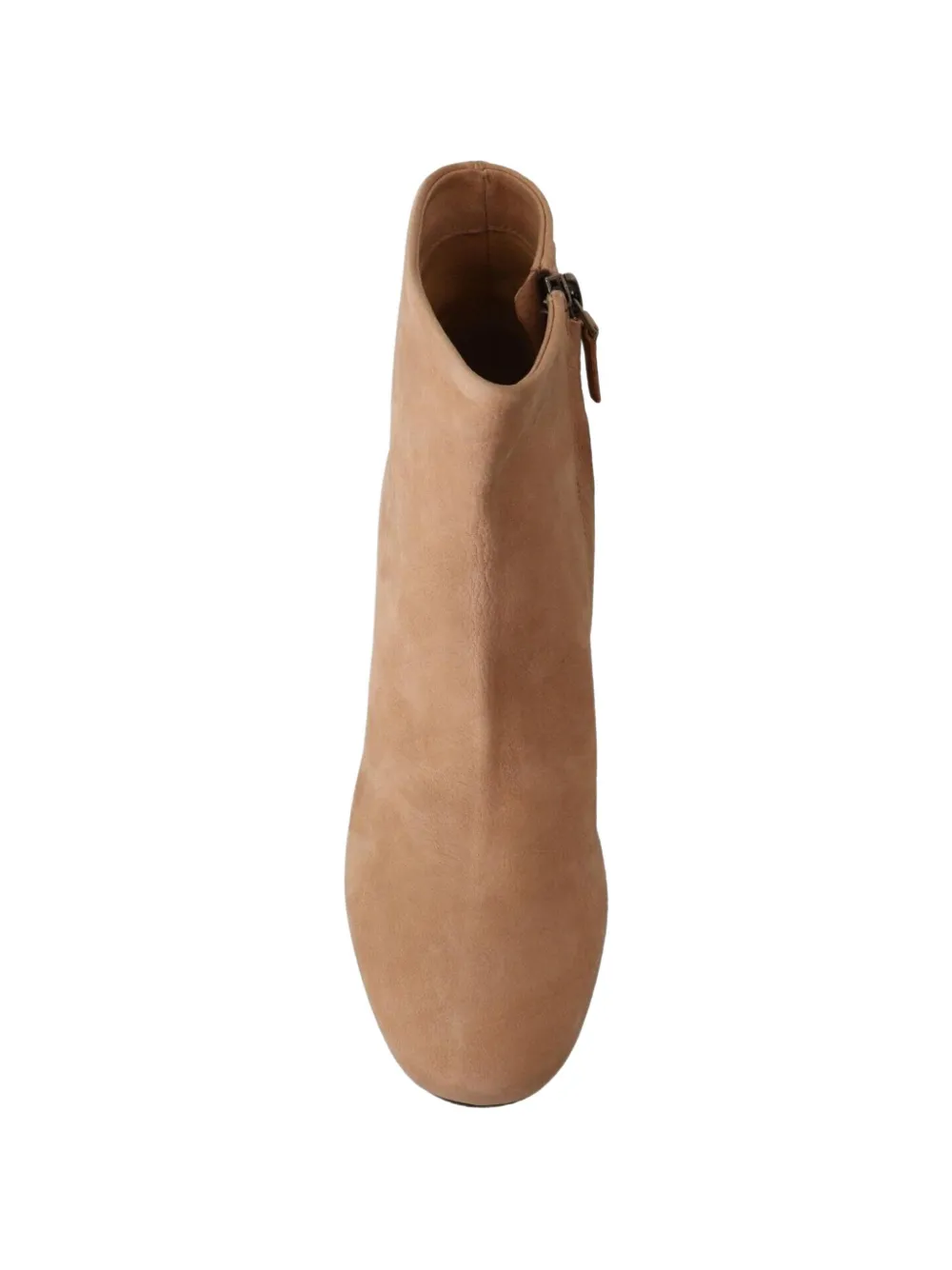 Del Carlo Enkellaarzen met ronde neus Beige