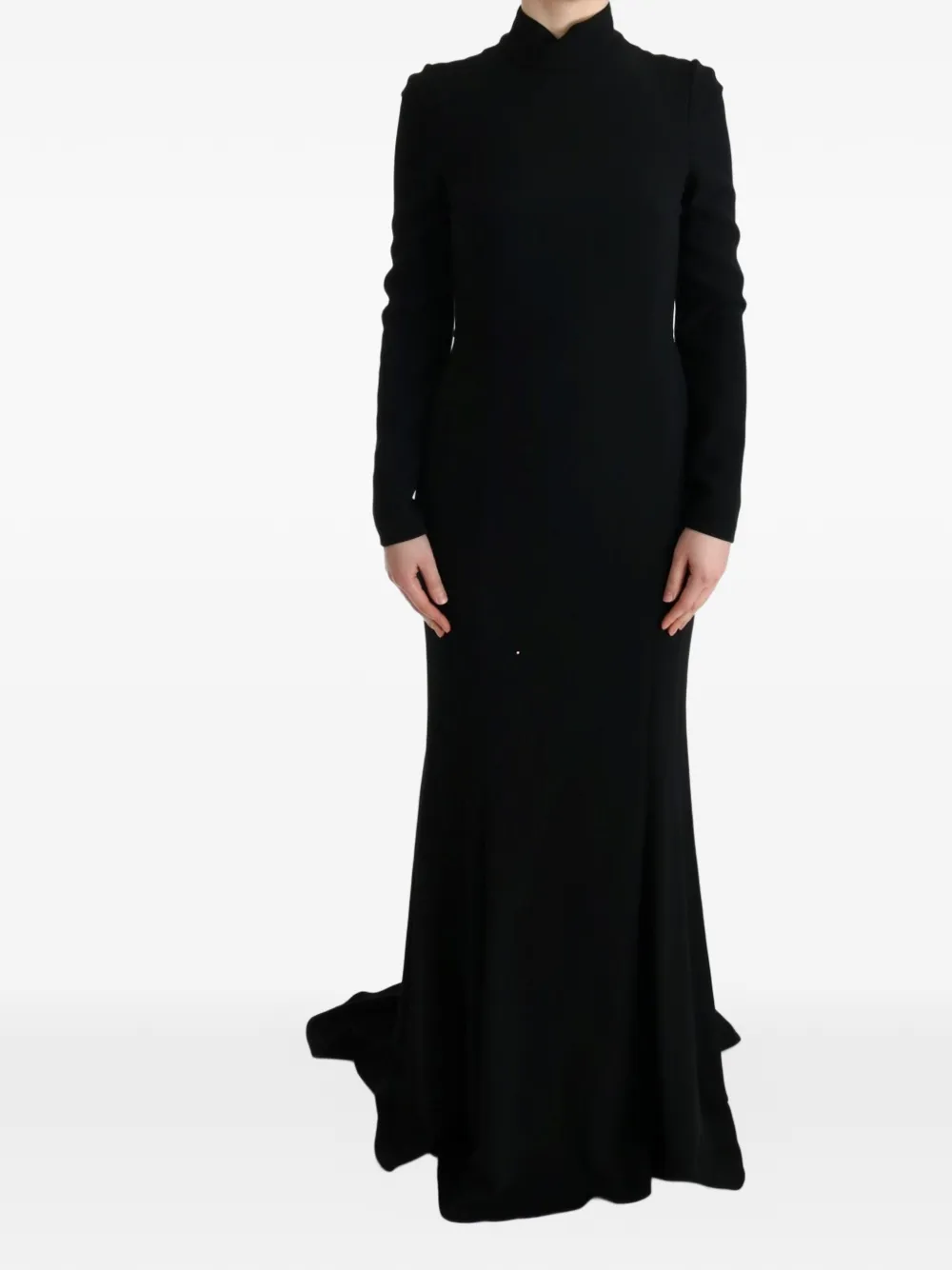 Dolce & Gabbana Abito lungo a maniche lunghe - Nero