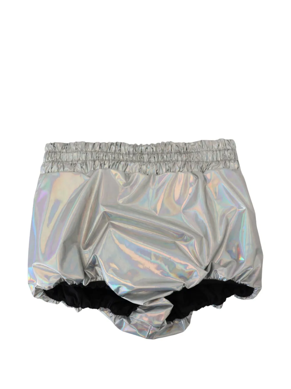 Dolce & Gabbana Shorts a vita alta - Argento