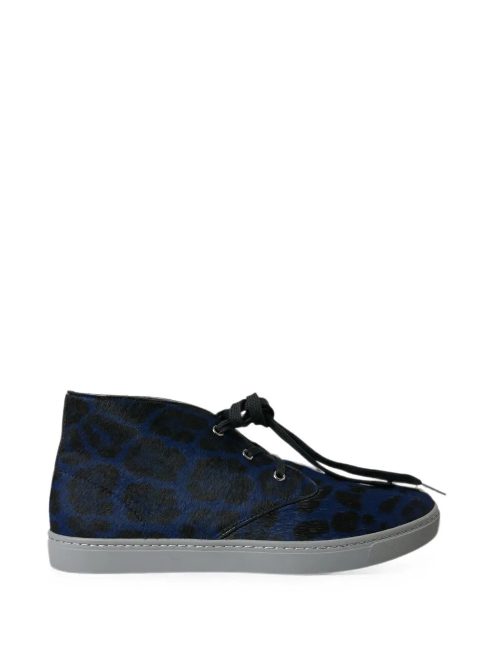 Dolce & Gabbana Sneakers mit Leopardenprint - Blau