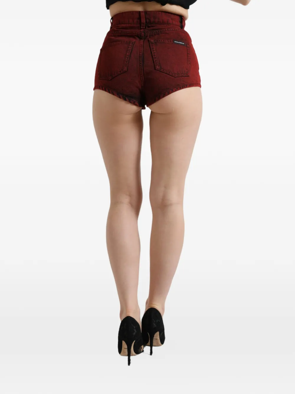 Dolce & Gabbana High waist shorts Rood
