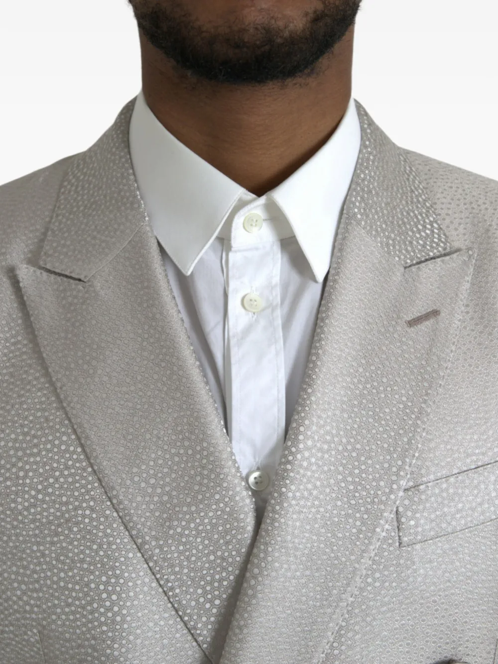 Dolce & Gabbana Martini blazer met dubbele rij knopen Grijs