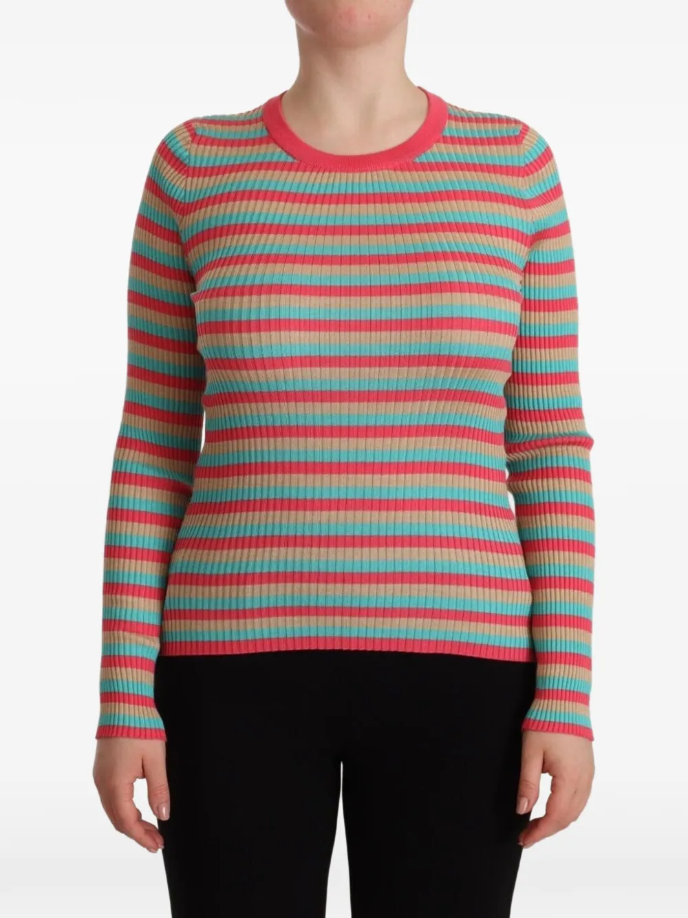 Dolce & Gabbana Maglione a coste - Rosa