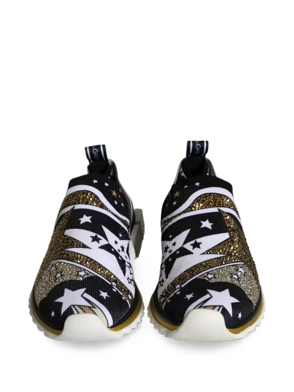 Dolce & Gabbana Sorrento crystal-embellished sneakers Zwart
