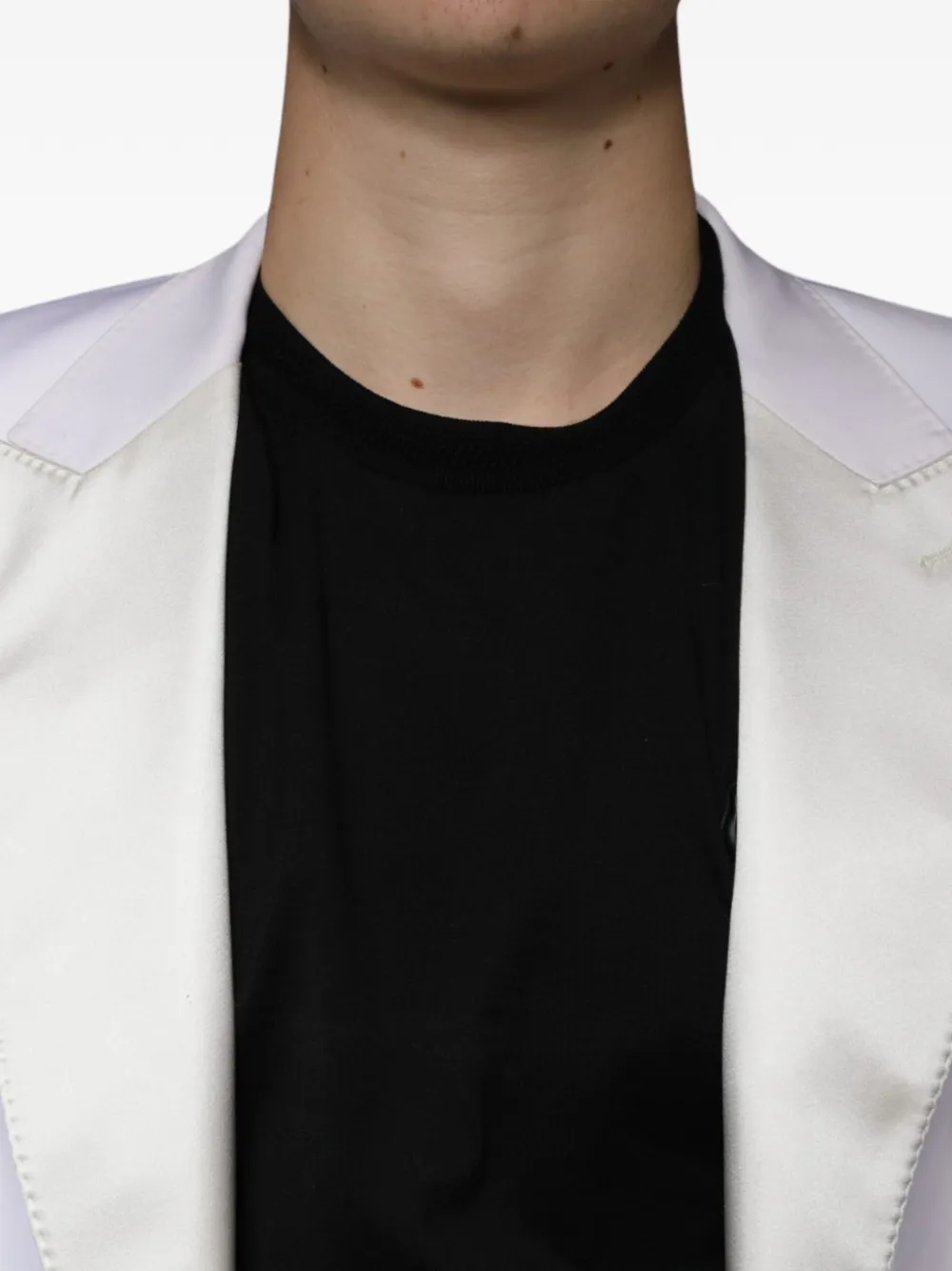 Dolce & Gabbana Blazer met enkele rij knopen Wit