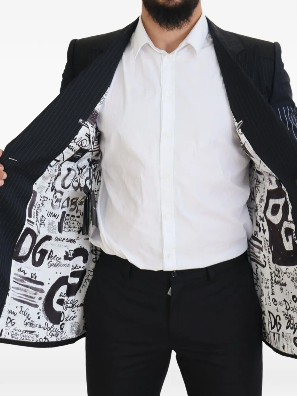 Dolce & Gabbana Blazer met dubbele rij knopen Blauw