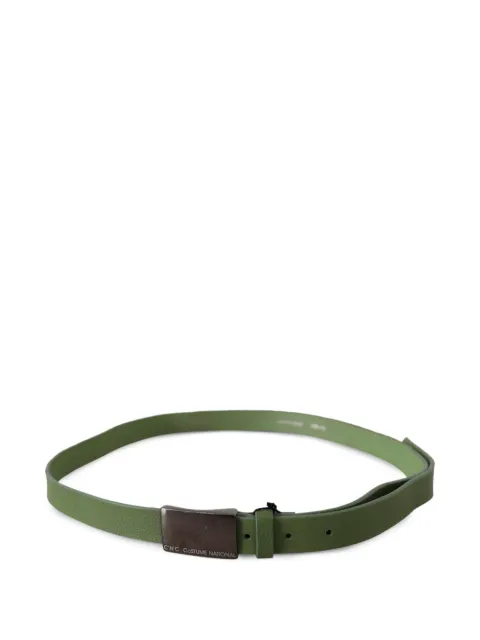Costume National logo-engraved buckle belt
