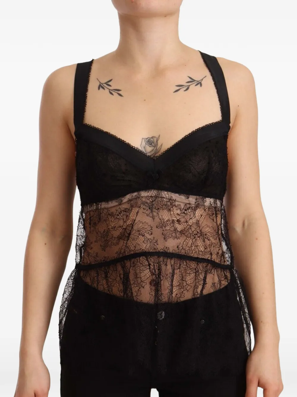Dolce & Gabbana lace sleeveless top