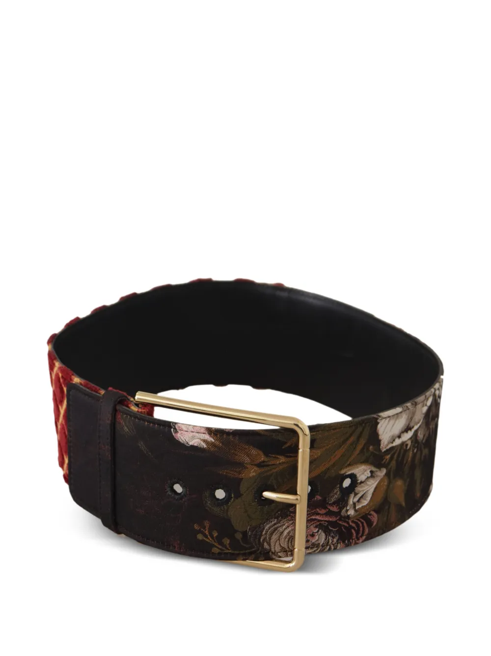 Dolce & Gabbana Cintura a fiori - Marrone
