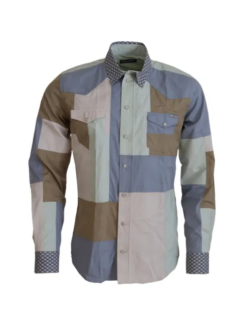 Dolce & Gabbana camisa con diseño patchwork