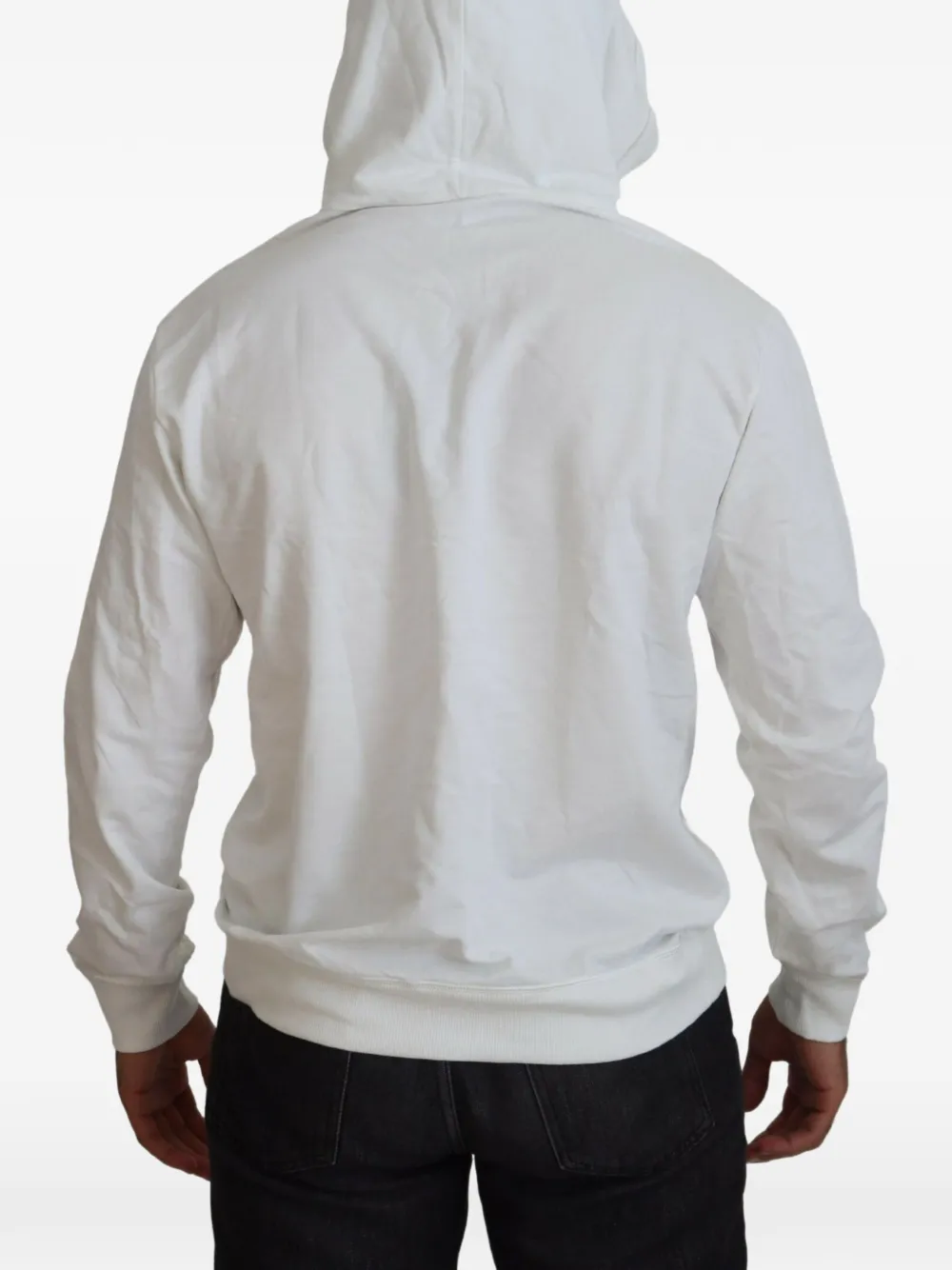Dolce & Gabbana Hoodie met logodetail Wit