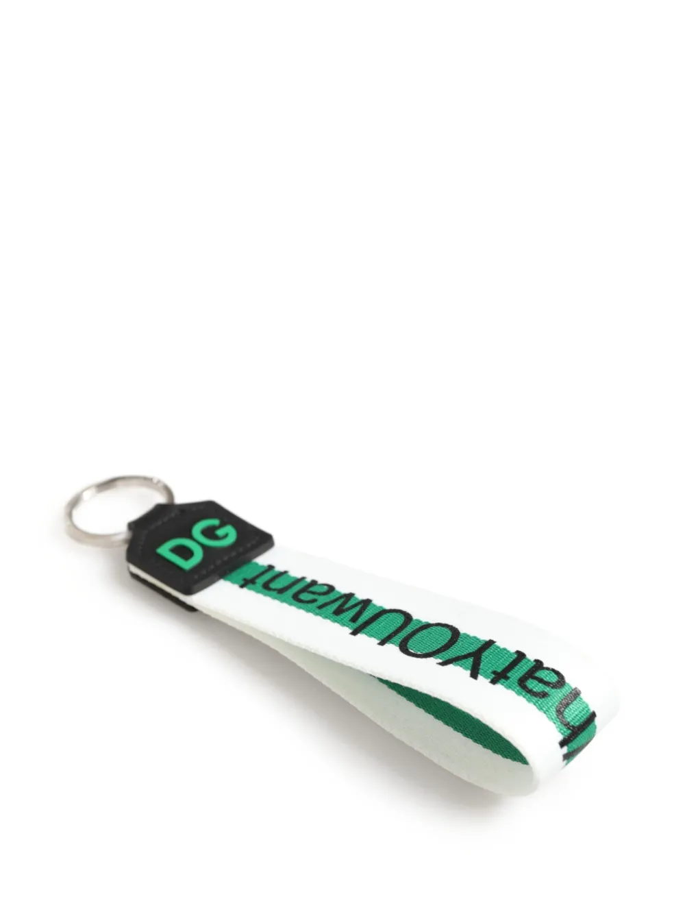Dolce & Gabbana Sleutelhanger met DG logo Wit