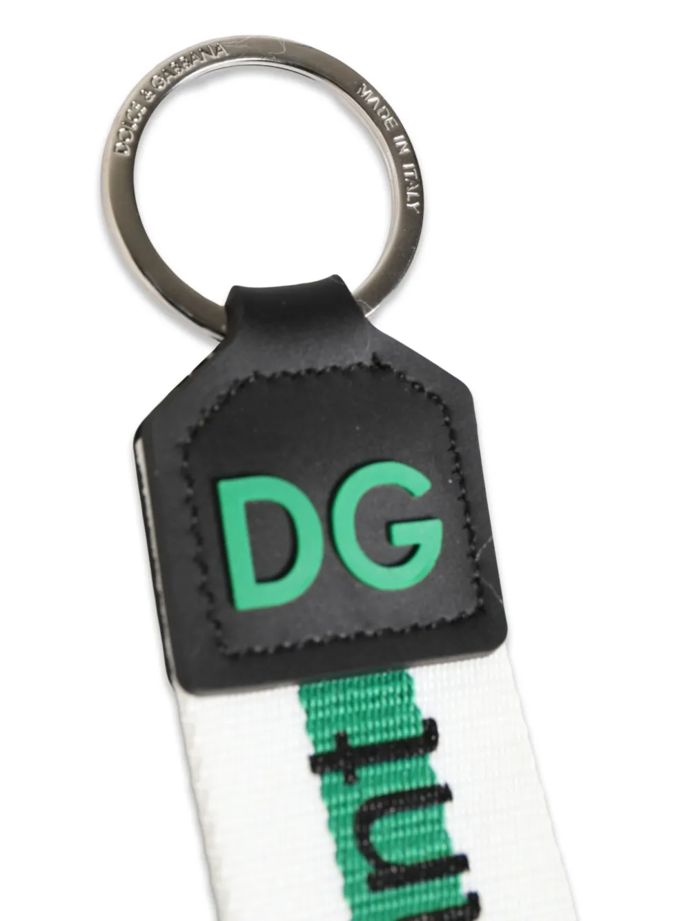 Dolce & Gabbana Sleutelhanger met DG logo Wit