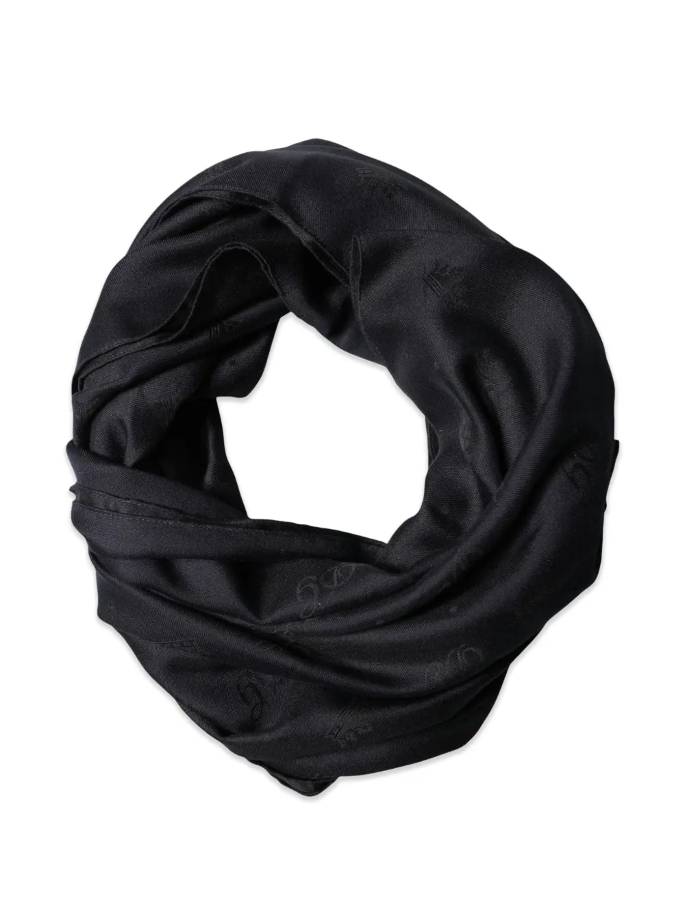 Dolce & Gabbana Sciarpa con stampa - Nero