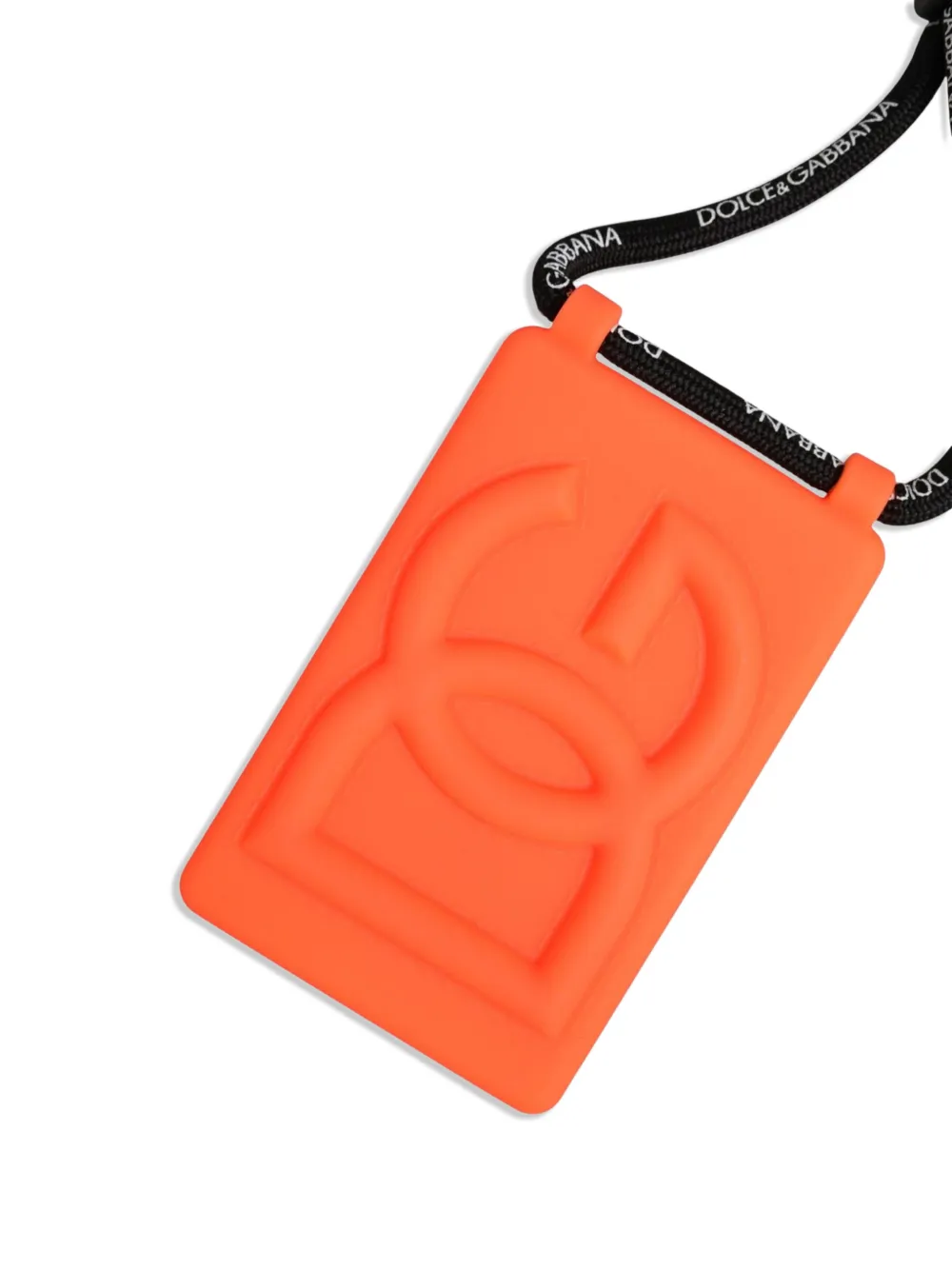 Dolce & Gabbana Badgehouder met DG-reliëf Oranje