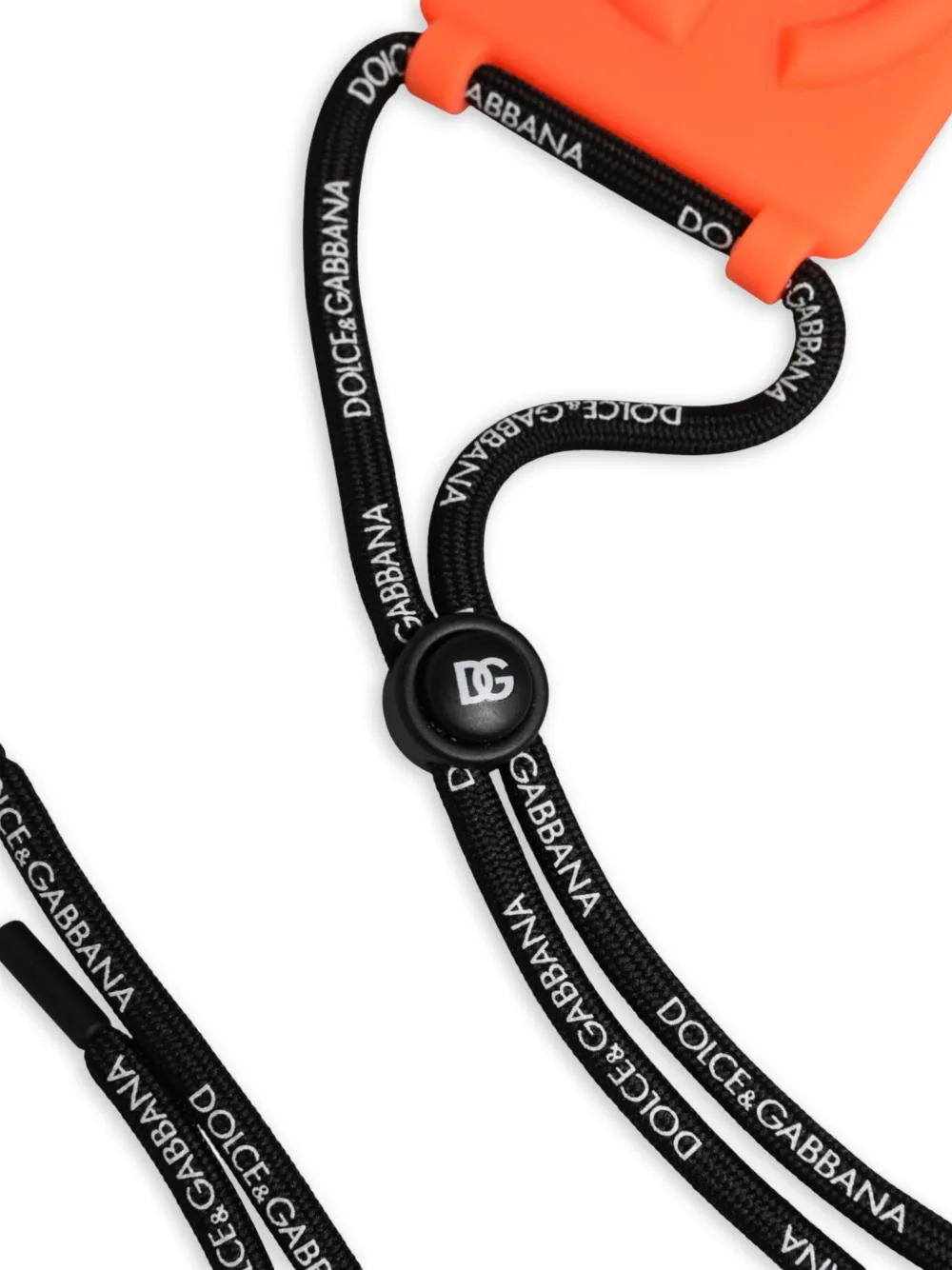 Dolce & Gabbana Badgehouder met DG-reliëf Oranje
