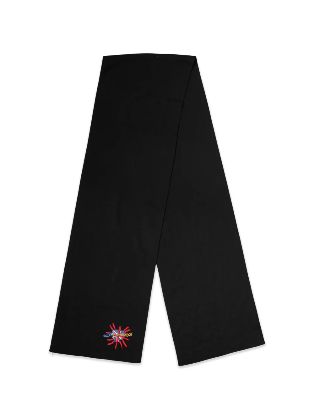 Dolce & Gabbana DG Loves London Schal mit Stickerei - Schwarz