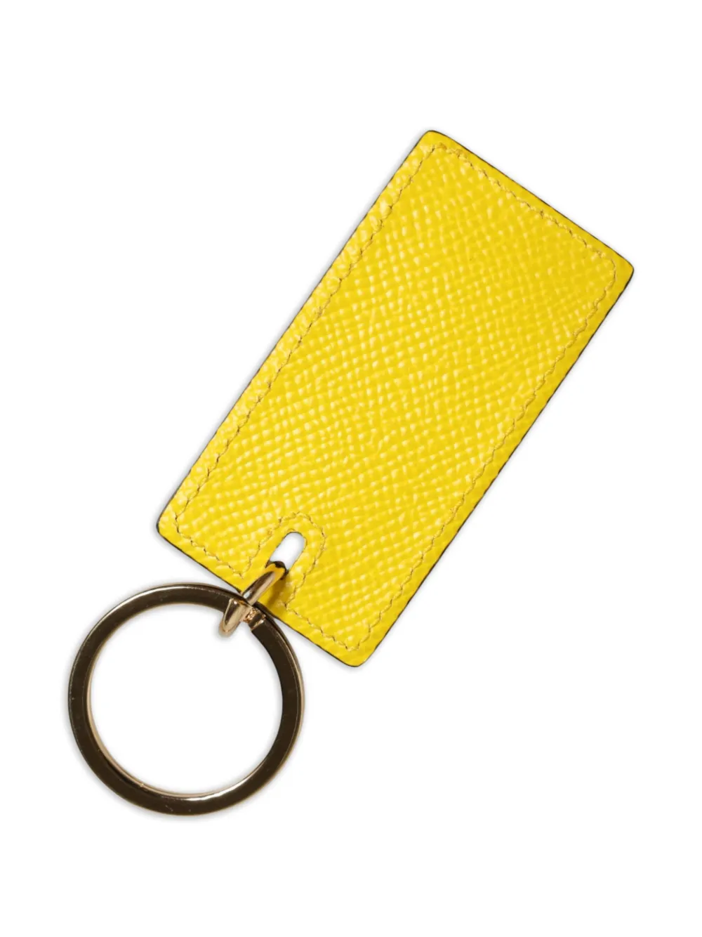 Dolce & Gabbana Leren sleutelhanger Geel