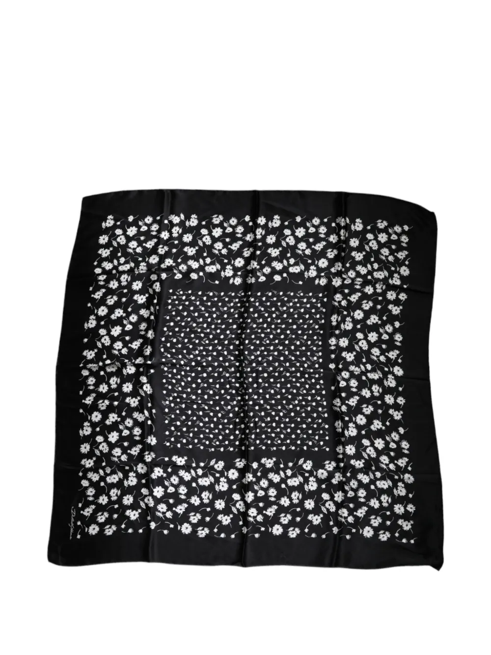 Dolce & Gabbana floral-print silk scarf