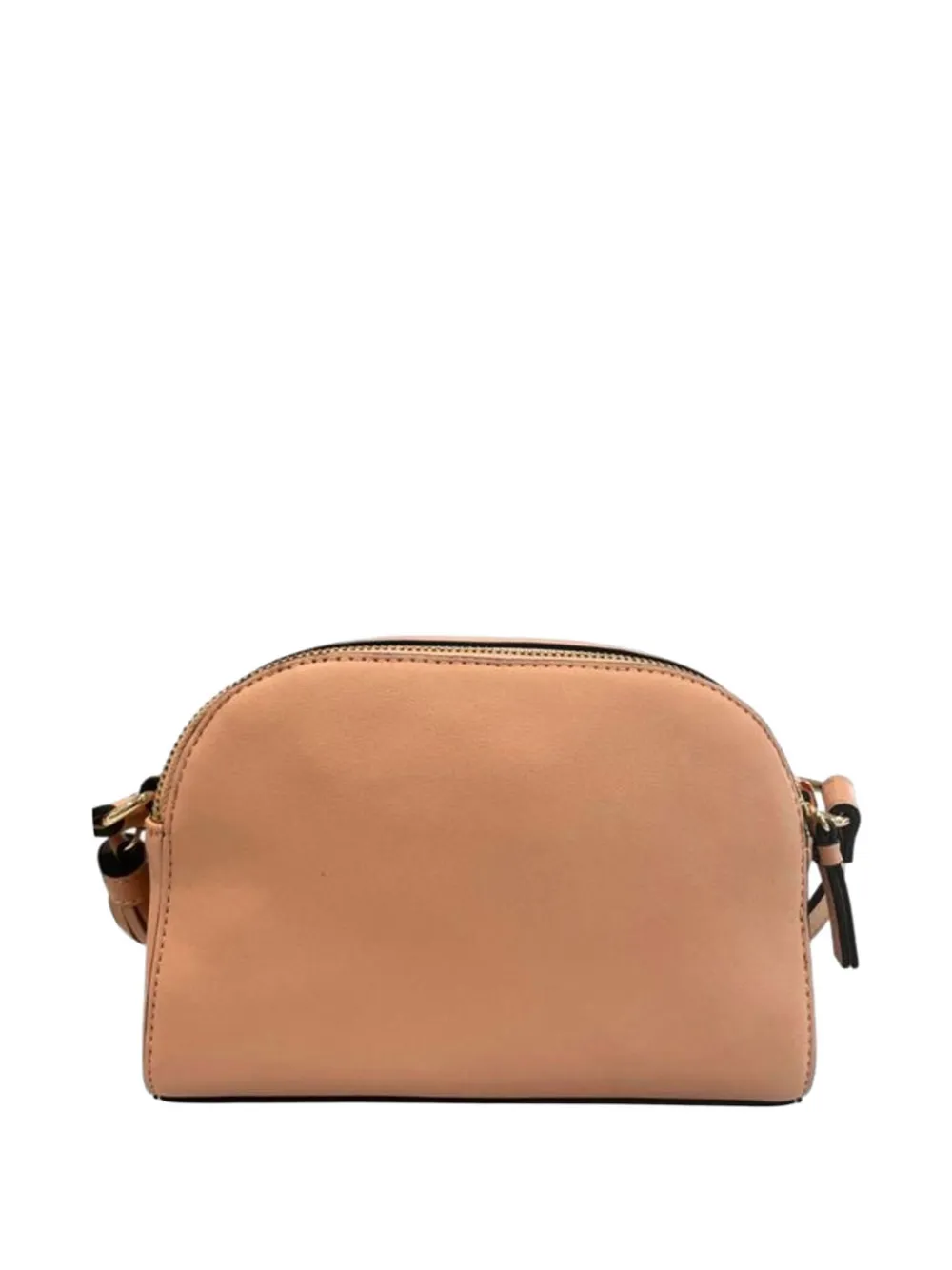 TWINSET Schoudertas met logo-reliëf en kwastje Beige