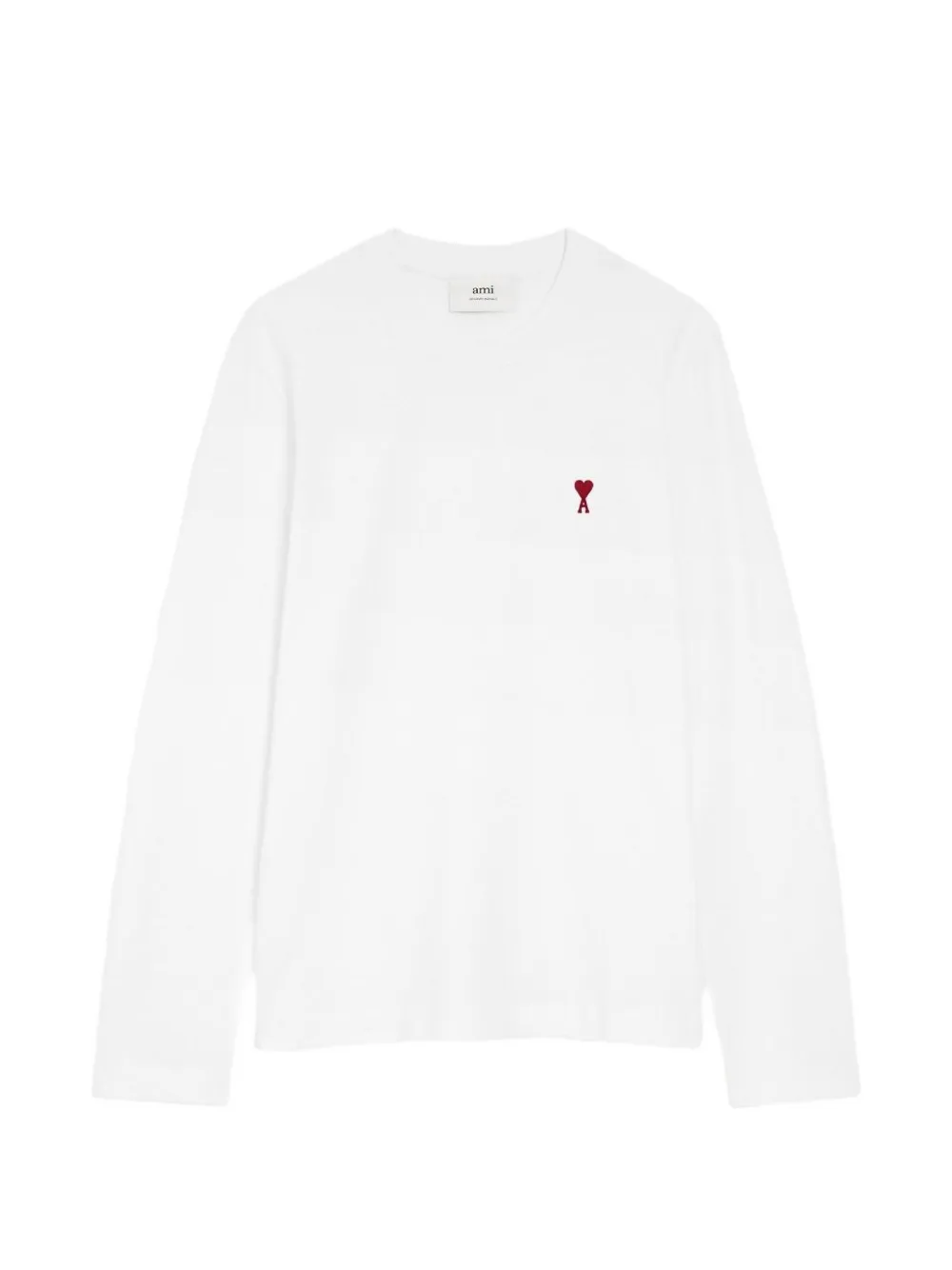 AMI Paris Ami de Cœur long-sleeve T-shirt - Bianco