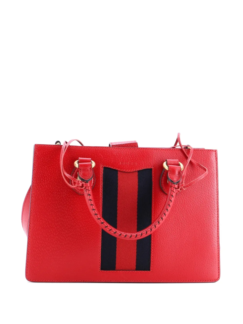 Gucci Pre-Owned Borsa tote con decorazione Web - Rosso