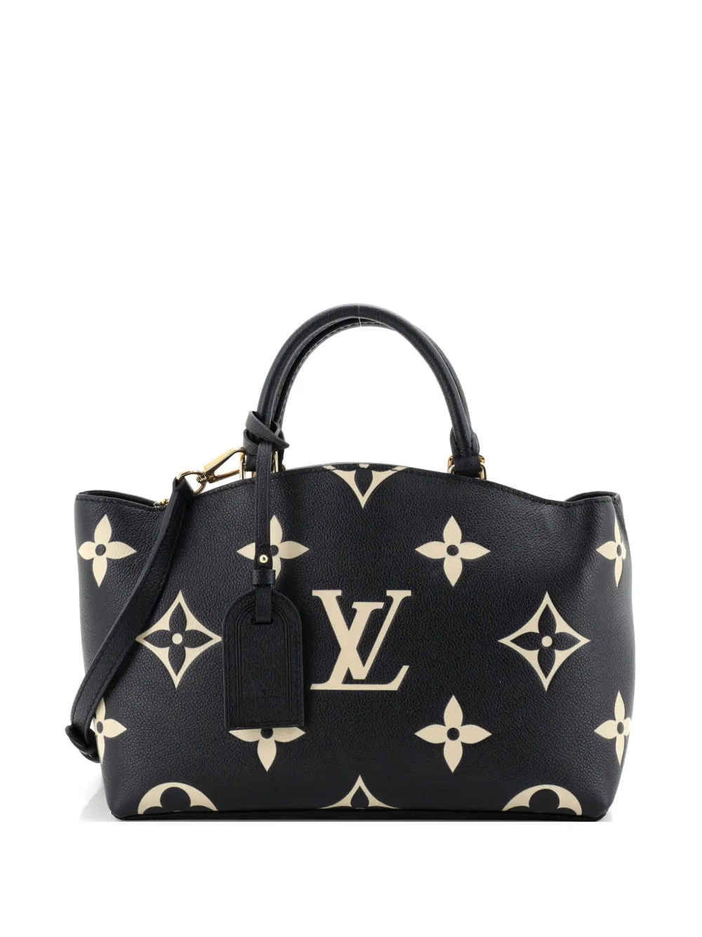 Louis Vuitton Pre-Owned Petit Palais Handbag Bicolor Monogram Empreinte Giant satchel - Nero