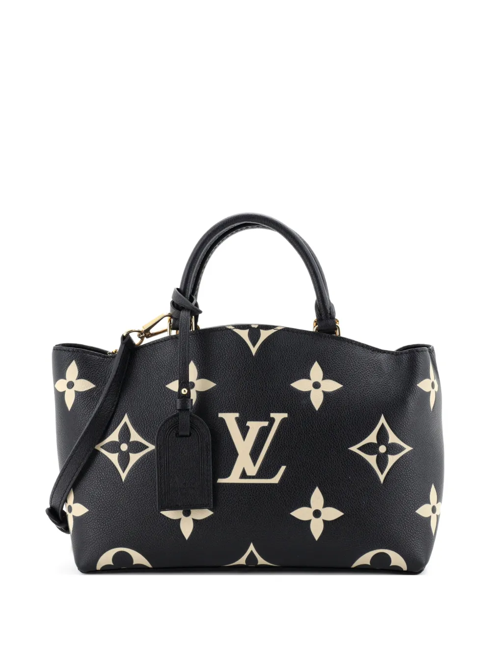 Louis Vuitton Pre-Owned Petit Palais Handbag Bicolor Monogram Empreinte Giant satchel - Schwarz