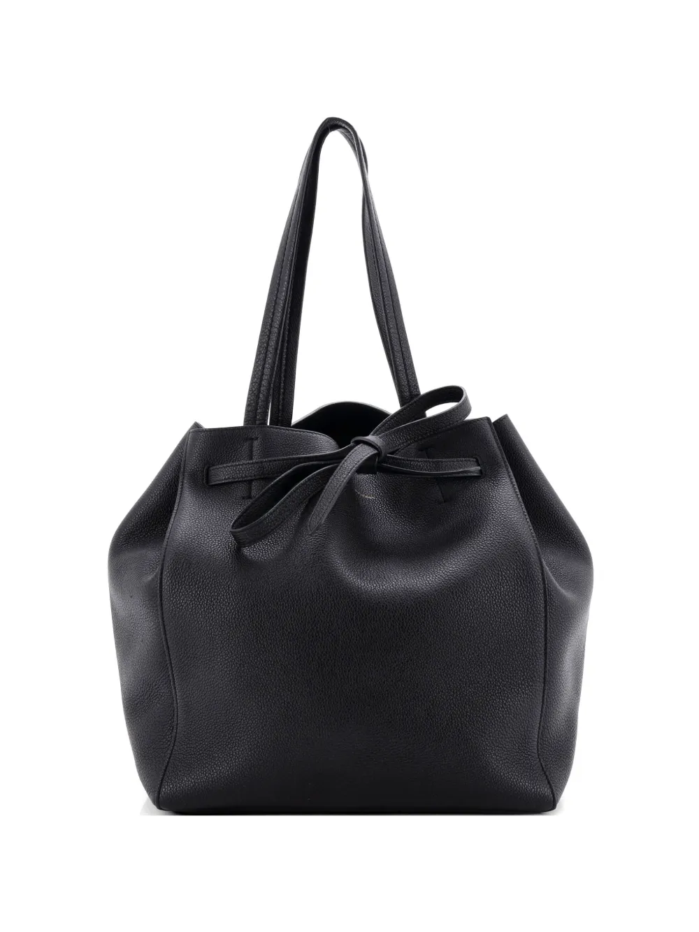 Celine Pre-Owned Phantom Tie Cabas Leather Medium tote bag - Black