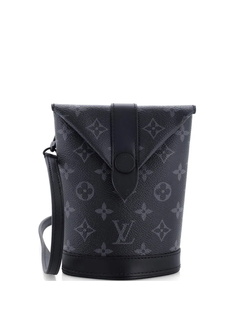 Louis Vuitton Pre-Owned Borsa a spalla Envelope Pouch Monogram Eclipse in tela - Nero