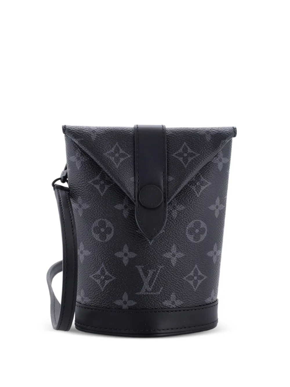 Louis Vuitton Pre-Owned Envelope Pouch Monogram Eclipse Canvas shoulder bag - Schwarz