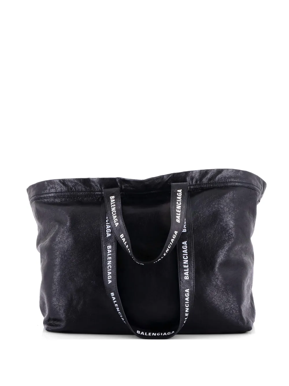 Balenciaga Pre-Owned Carry Shopper Tote Leather Medium shoulder bag - Nero