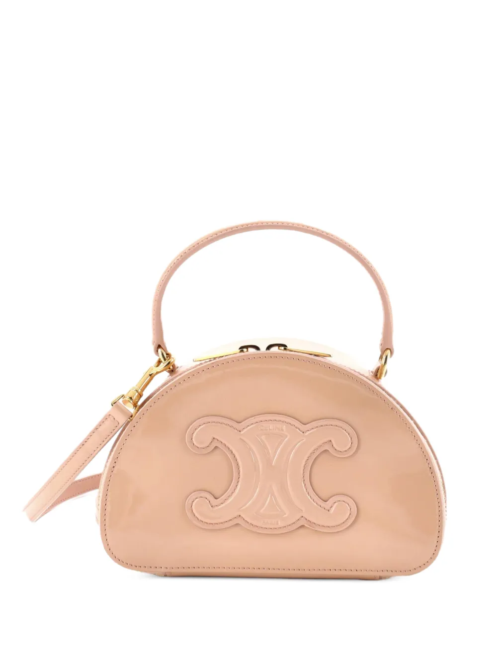 Celine Pre-Owned Half Moon Case Patent Small crossbody bag - Neutrals