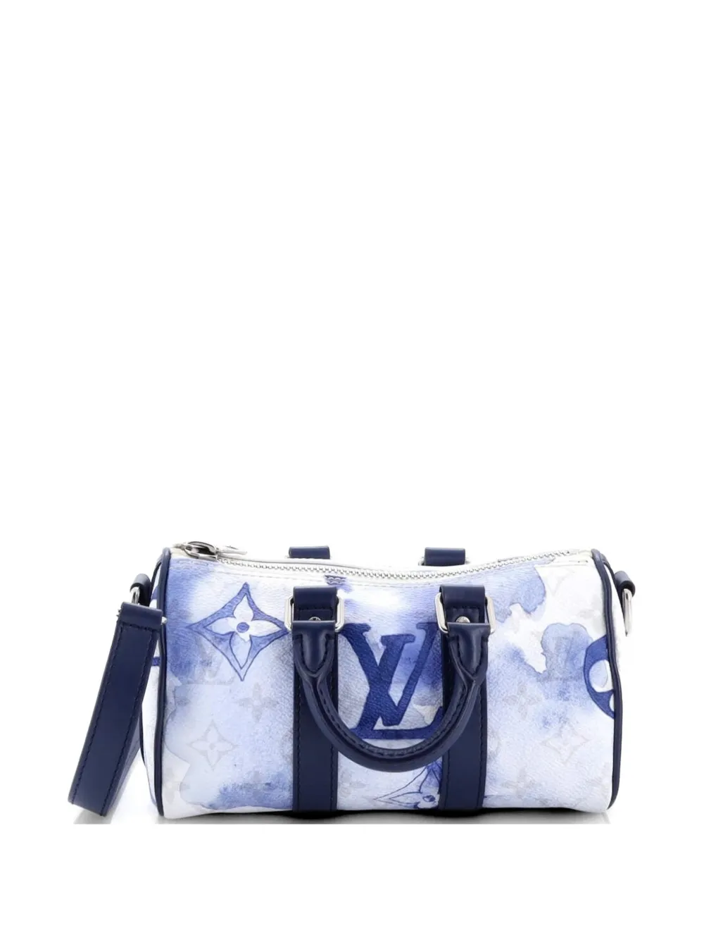 Louis Vuitton Pre-Owned Keepall Bandouliere Bag Limited Edition Monogram Watercolor Canvas XS crossbody bag - Blau
