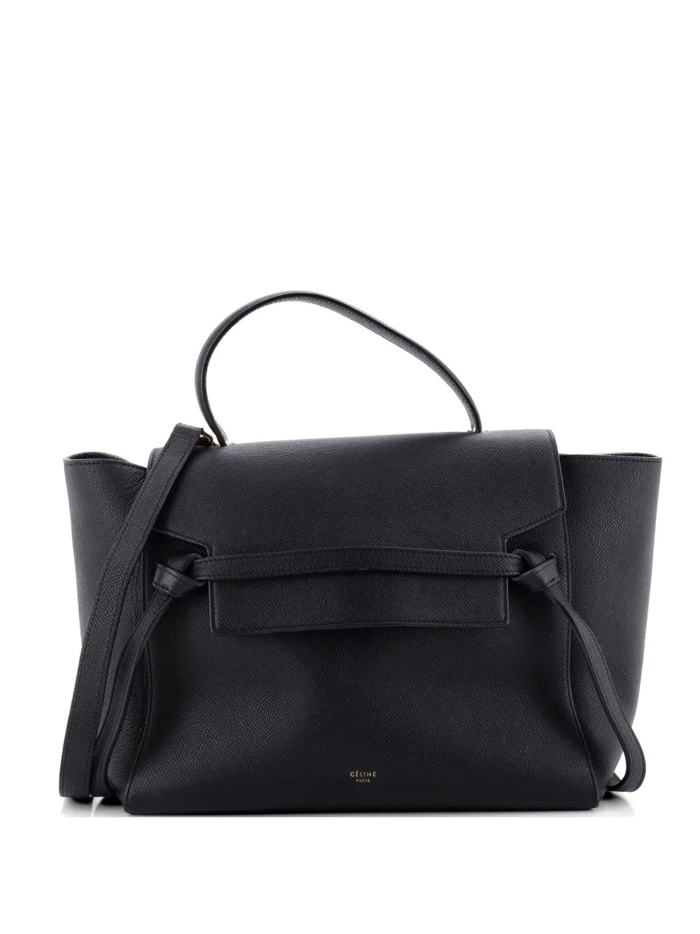 Celine Pre-Owned Belt Bag Textured Leather Mini shoulder bag - Nero