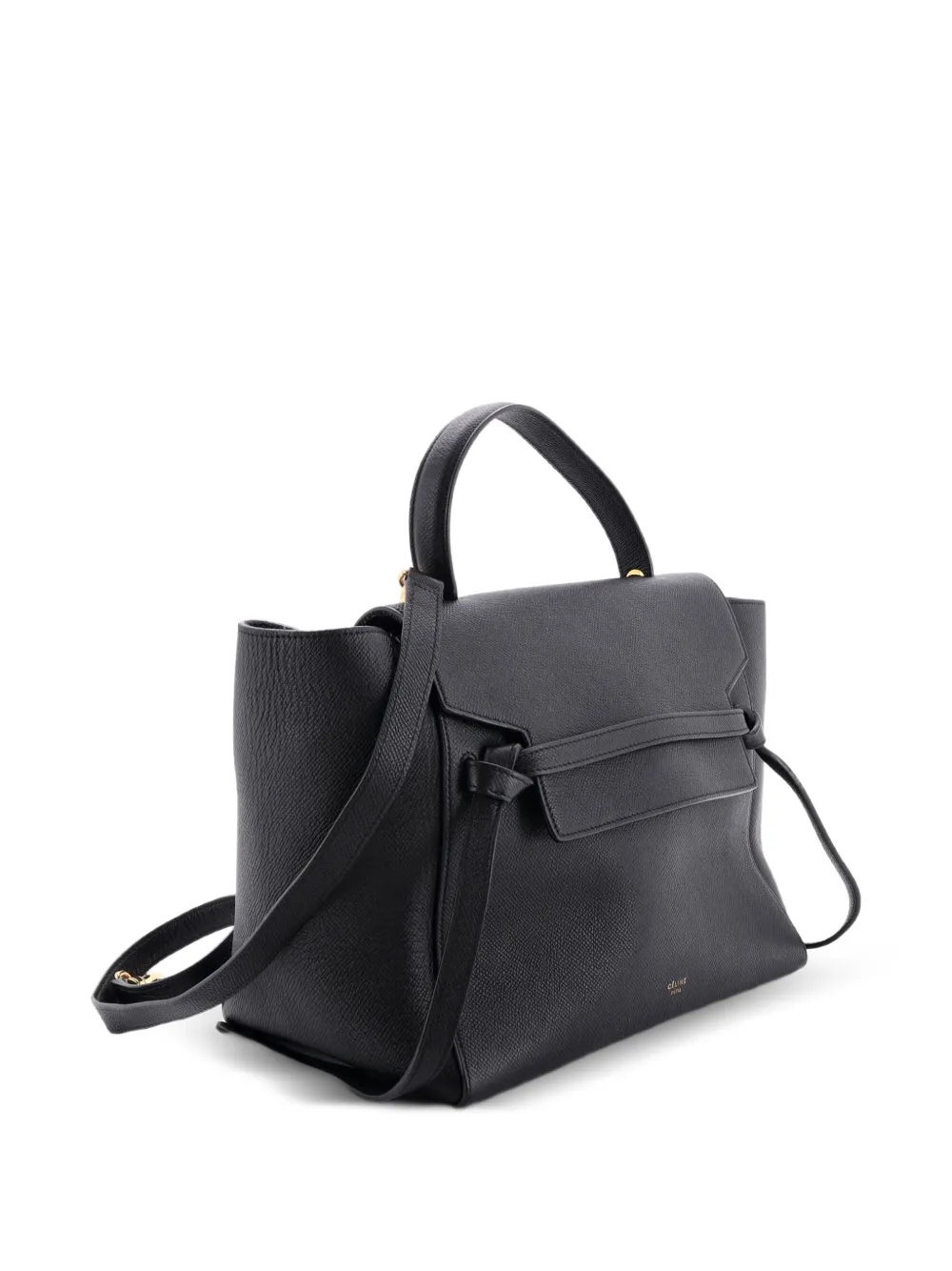 Celine Pre-Owned ベルトバッグ テクスチャードレザー ミニ ショルダー