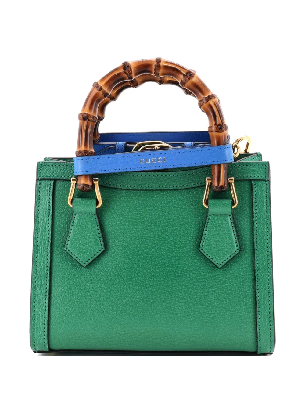 Gucci Pre-Owned ダイアナ NM バンブーハンドル トート レザー ミニ