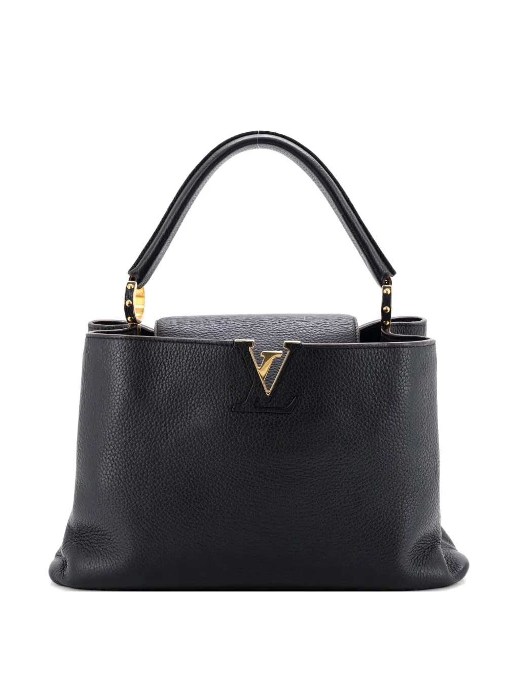 Louis Vuitton Pre-Owned Capucines Bag Leather GM satchel - Nero
